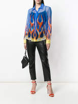 Thumbnail for your product : Moschino flame print shirt
