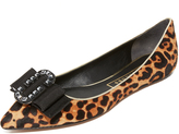 Thumbnail for your product : Marc Jacobs Interlock Pointy Toe Ballerina Flats