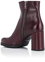Thumbnail for your product : Barneys New York Women's Leather Ankle Boots - Wine