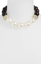 Thumbnail for your product : Anne Klein Mixed Faux Pearl Collar Necklace