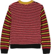 Thumbnail for your product : Marni Kids Patterned Woollen Jumper