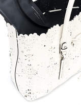 Thumbnail for your product : Ermanno Scervino floral laser-cut tote