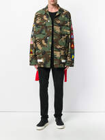Thumbnail for your product : Off-White camouflage patch cargo jacket