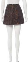 Thumbnail for your product : MAISON KITSUNÉ Patterned Mini Skirt