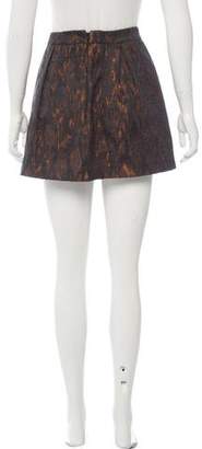 MAISON KITSUNÉ Patterned Mini Skirt