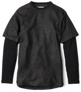 Thumbnail for your product : Public School Washed Leather Pullover