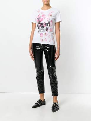 Alexander McQueen petal skull print T-shirt