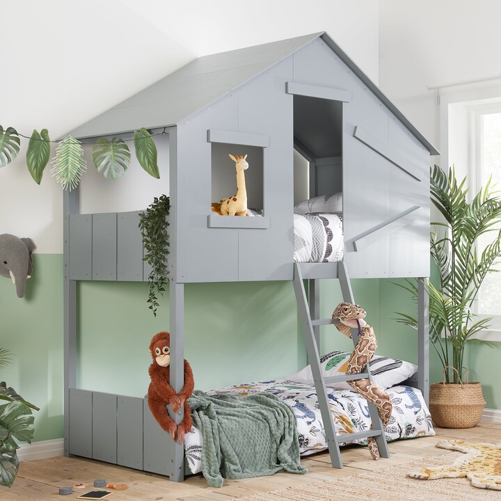 Dunelm Safari Bunk Bed Grey ShopStyle