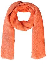 Thumbnail for your product : Stella McCartney Python print silk Mix scarf
