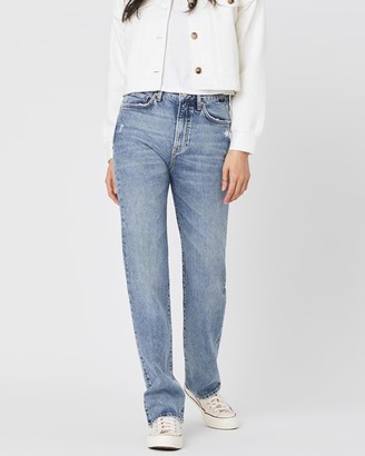 Mavi Jeans Women's Blue Straight - Veronica Jeans - Size W26/L32 at The Iconic
