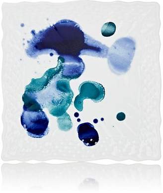 Richard Ginori Splatter-Painted Extra-Small Square Plate