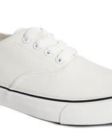 Thumbnail for your product : Xti White Canvas Plimsolls