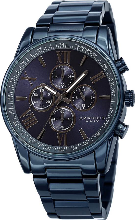 Akribos XXIV Men's Stainless Steel Watch