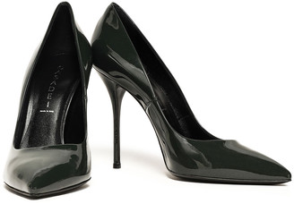 Casadei Glittered Patent-leather Pumps