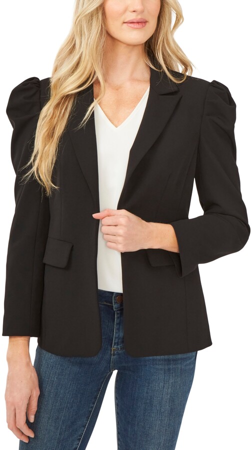 1 state puff shoulder blazer