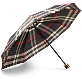 Burberry Checked Collapsible Umbrella