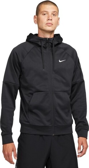 Men's Nike Therma-FIT Full Zip Hoodie Small Black/Black/White