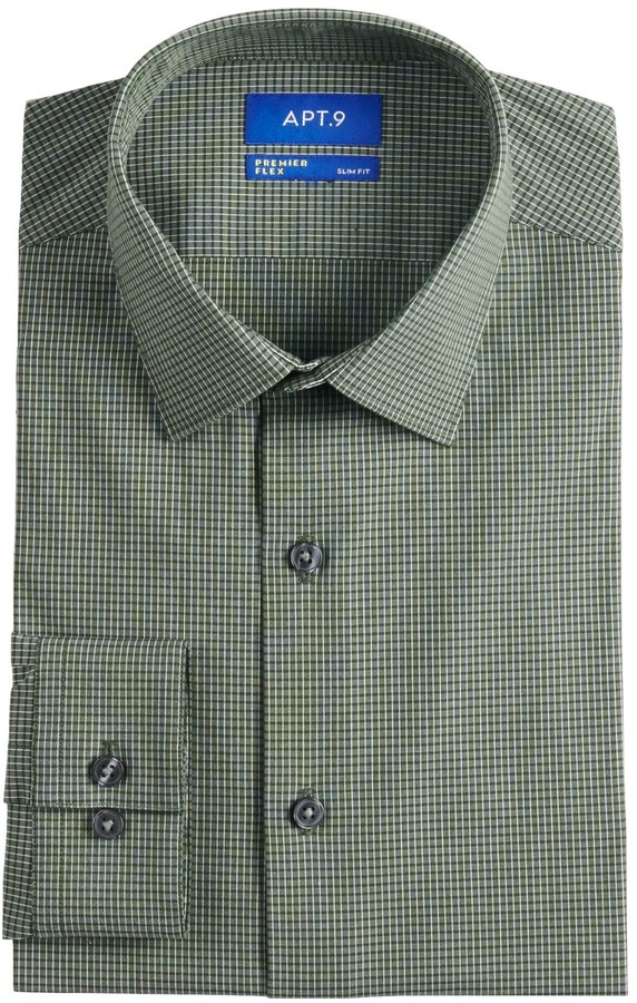 apt 9 slim fit dress shirt