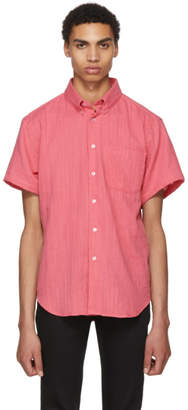 Naked & Famous Denim Denim Pink Double Weave Gauze Shirt