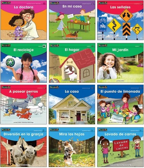 Newmark Learning NewmarkLearningEarlyRisingReadersMyNeighborhoodThemeSet,Spanish