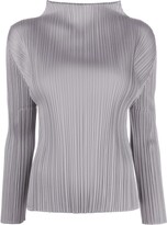 Thumbnail for your product : Pleats Please Issey Miyake High-Neck Plissé Top