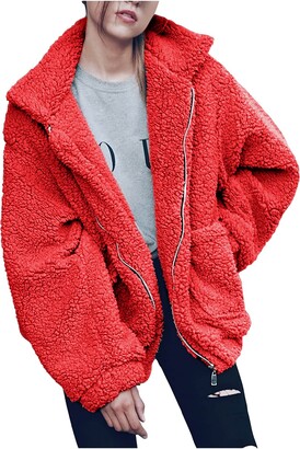 red teddy bear jacket