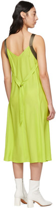 Rag & Bone Green Silk Colette Slip Dress