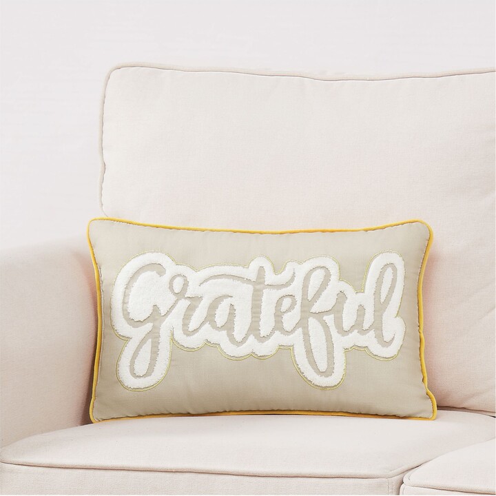 Truly Soft Grateful 12x20 Decorative Pillow