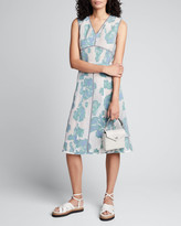 Thumbnail for your product : 3.1 Phillip Lim Abstract Daisy Fil Coupe Midi Dress