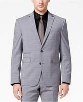 Thumbnail for your product : Vince Camuto CLOSEOUT! Men's Slim-Fit Stretch Medium Gray Windowpane Suit
