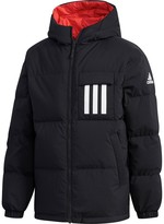 adidas 3 stripes down jacket