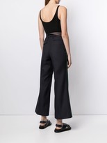 Thumbnail for your product : Kolor Flared Foldover-Waist Trousers