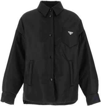Prada Re-Nylon Padded Overshirt - ShopStyle Jackets