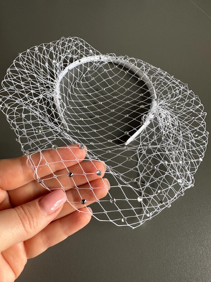 Etsy Birdcage With Crystals On Headband