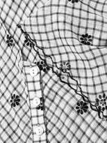 Thumbnail for your product : LoveShackFancy Coralie Floral Button-Down Maxi Dress