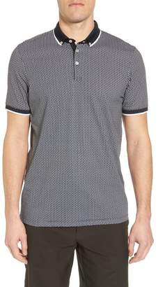 Ted Baker Aven Slim Fit Print Polo