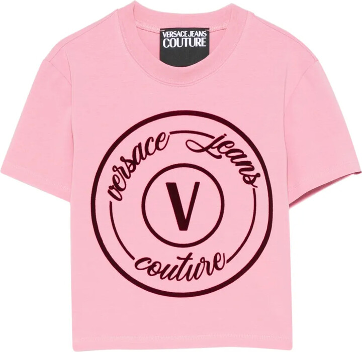 Versace Jeans Couture circular-logo T-shirt