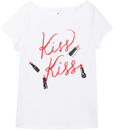 Thumbnail for your product : Kate Spade Kiss Kiss Tee (Big Girls)