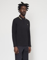 Thumbnail for your product : Fred Perry Long Sleeve Twin Tipped Shirt Black