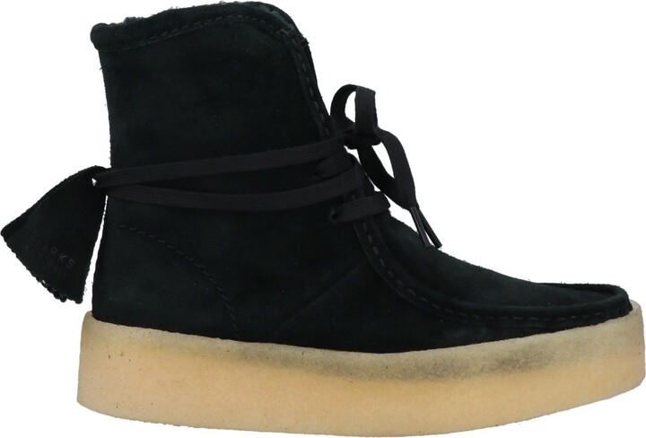 Clarks Suede Ankle Women's Black Boots | ShopStyle