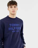 Thumbnail for your product : Tommy Hilfiger crew neck striped cuff jumper