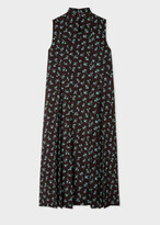 Thumbnail for your product : Paul Smith Women's Mixed Graphic Floral Pintuck Sleeveless Dress