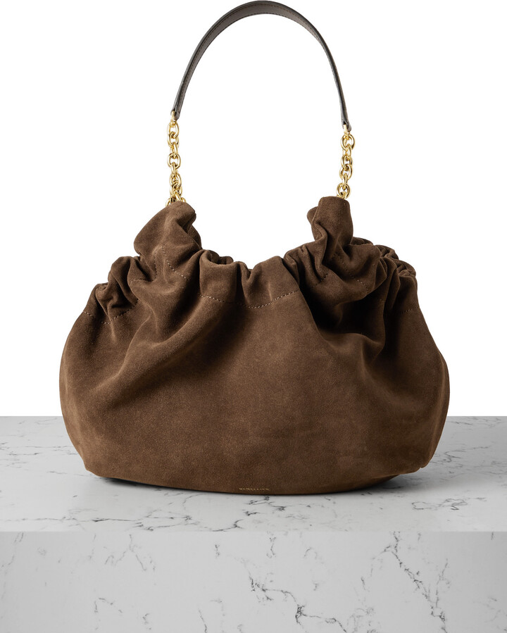 DeMellier - Miami Suede Shoulder Bag - Brown