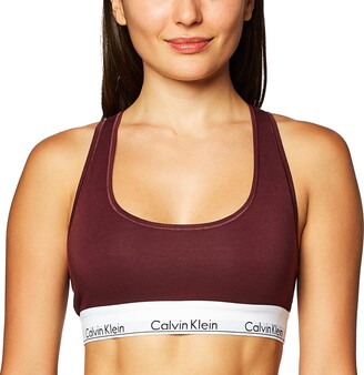 Calvin Klein Racerback Bra | Shop the world's largest collection of fashion  | ShopStyle Canada