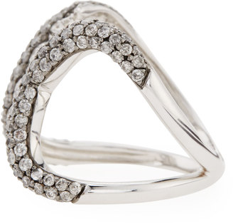 Stephen Webster 18K Shark Jaws Ring with Diamonds, Size 7