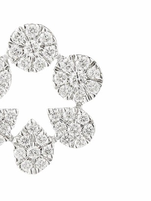 Dana Rebecca Designs 14kt white gold Taylor Beth diamond cutout stud earrings