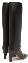 Thumbnail for your product : Gabriela Hearst Rimbaud Patent And Smooth Leather Knee-high Boots - Black