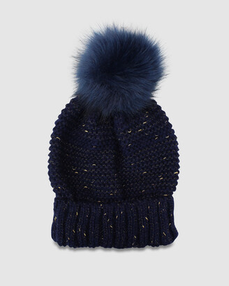 Morgan & Taylor Women's Blue Beanies - Aisha Beanie - Size One Size at The Iconic