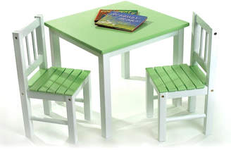 Lipper Green Kids Table & Chair Set