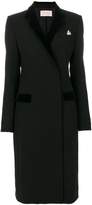 Thumbnail for your product : Christopher Kane velvet lapel tailored coat
